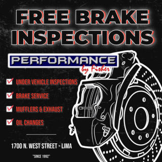 Free Brake Inspections at Performance by Fisher